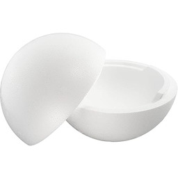 Kula styropianowa 2-częściowa, średnica 20 cm, kulka styropianowa