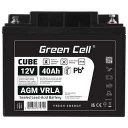 Greencell Akumulator GREEN CELL AGM12V40AH-J 40Ah 12V