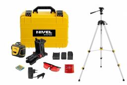 Laser krzyżowy NIVEL SYSTEM CL3D ZESTAW Statyw SJJ-M1