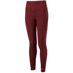 RONHILL Legginsy biegowe damskie TECH WINTER TIGHT bordowe