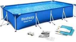 Basen ogrodowy stelażowy, 5w1, Bestway, 400x211x81 cm