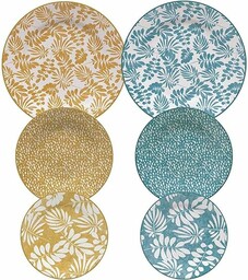 Tognana Merida zestaw naczyń 12-częściowy, porcelana, wielokolorowy
