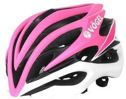 VÖGEL Kask rowerowy VKA-932PK Różowo-biały (rozmiar M/L)