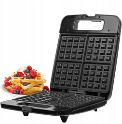 Gofrownica na 4 Chrupiące Gofry Duża Moc 1400W