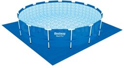 Mata pod basen, Bestway, 488x488 cm, niebieski