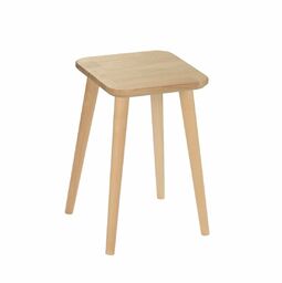 Taboret kwadratowy z litego dębu Modern Oak, Wykończenie