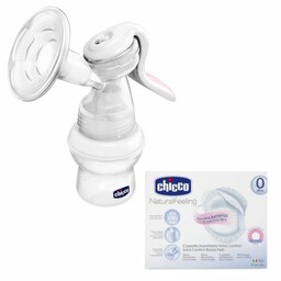Chicco NaturalFeeling & Extra Comfort Zestaw laktator manualny