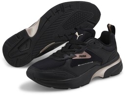 Buty sportowe damskie Puma FS Runner Metallic czarne