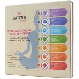 SATTVA Ayurveda Incence Wooden Chakra Box pudełko drewniane