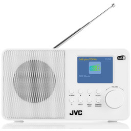 Radio sieciowo-bateryjne Dab+, Fm Jvc RA-E611W-DAB BestTuneTM