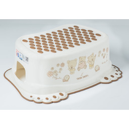 Tega Baby, Podnóżek antypoślizgowy, Miś, Biały