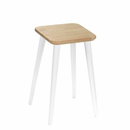 Taboret kwadratowy z litego dębu Modern Oak, Wykończenie