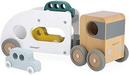 Janod - Bolid Carrier Truck z litego drewna