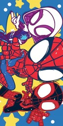 RĘCZNIK bawełniany SPIDERMAN 70x140 cm SPIDEY
