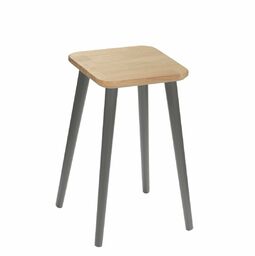 Taboret kwadratowy z litego dębu Modern Oak, Wykończenie