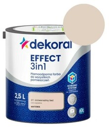 DEKORAL Farba EFFECT 3in1 uniwersalny beż 2,5L