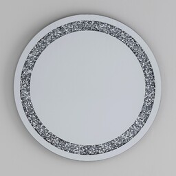 Okrągłe lustro z kryształkami selfirello 2 ø 60