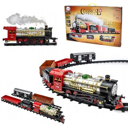 Woopie Klasyczny Pociąg Elektryczny Kolejka Tor Dźwięk Światło