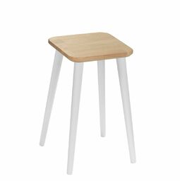 Taboret kwadratowy z litego dębu Modern Oak, Wykończenie