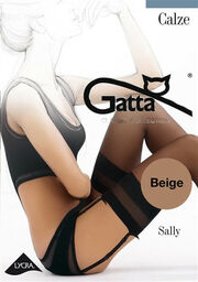 Gatta Sally - Stockings For Garter Belt Beige