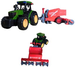 Traktor Zabawka Dla Dzieci Z Siewnikiem Maszyna Rolnicza
