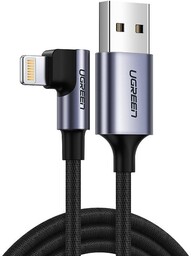 Ugreen kątowy kabel przewód USB - Lightning MFI