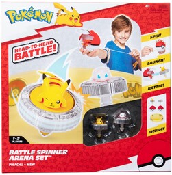 Pokémon Zestaw Battle Spinner Arena (Pikachu #1, Mew,