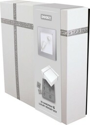 Odcisk bobasa 3D Deluxe ramka i MEMORY BOX