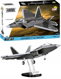 Klocki Cobi 5855 Myśliwiec Lockheed F-22 Raptor 695