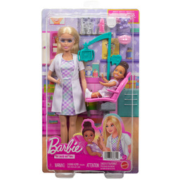 Lalka dentystka Barbie - interaktywny zestaw do zabawy