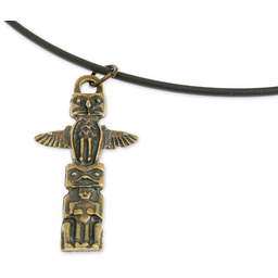 WISIOREK TOTEM Z ORŁEM przywieszki symbole indiańskie