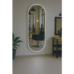 Konsola konsoleta fryzjerska barberska kosmetyczna lustro LED 170x70