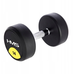 Ciężarek Hantla Gumowana Hg Pro 14 Kg Hms
