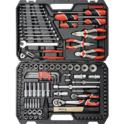 Zestaw narzędziowy YATO YT-38901 1/2" 1/4" 122el.