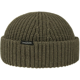 Czapka Dokerka Coarse Knit by Chillouts, oliwkowy, One