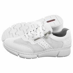 Sneakersy Rieker Białe M0100-80 White (RI111-a)