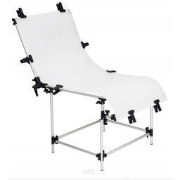 Profesjonalny Stół Bezcieniowy 130/60,5cm Składany Regulowany Pokrowiec