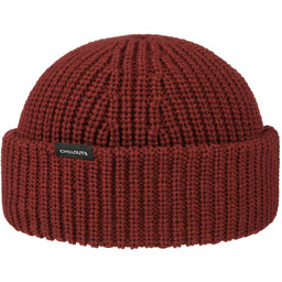 Czapka Dokerka Coarse Knit by Chillouts, bordowy, One