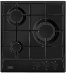 Płyta Gazowa Kernau Kgh4346B 45Cm Czarna 3 Palniki
