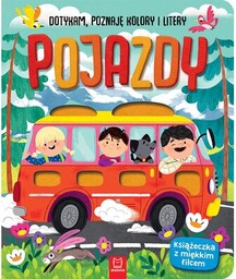 Aksjomat Książka Dotykam, poznaję kolory i litery Pojazdy