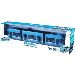 Tramwaj Przegubowy 47CM Retro Tramwaj Ostrava Duży