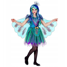 Strój Sukienka Paw Pawia Zoo Pawie Oczko 140