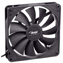 Wentylator systemowy Akyga AW-14A-BL 14cm czarny Molex +
