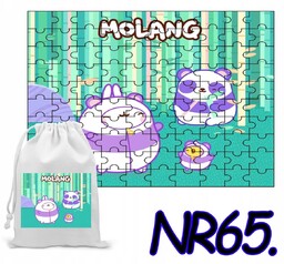 Puzzle 70 El. Układanka Prezent Królik Molang +