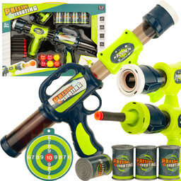 Pistolet Wyrzutnia Strzałek Kulek Piankowe Strzałki + Akcesoria