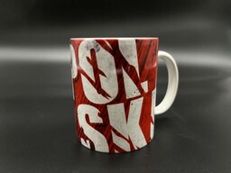 KUBEK PORCELANOWY POLSKA KB019