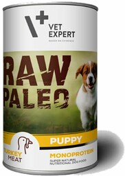 Vetexpert Raw Paleo Puppy Turkey 400g - indyk