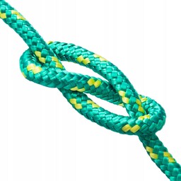 Lina polipropylenowa pleciona zielona 4mm 200m
