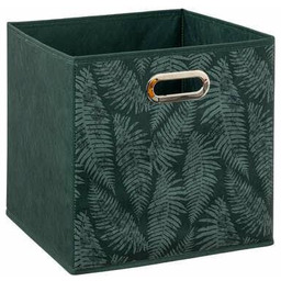 Pudełko do regału 31x31cm Herbier zielone