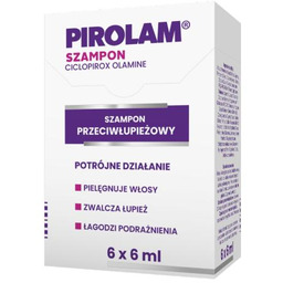 PIROLAM Szampon przeciwłupieżowy - 6 saszetek x 6